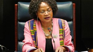 Former National Assembly speaker Baleka Mbete