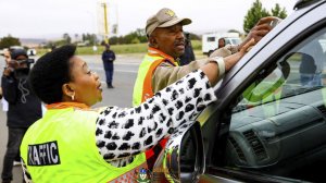 Leader of Government Business in KZN, Nomusa Dube-Ncube conducting roadblocks in Bergville as the country celebrates transport month