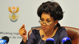 Minister of Human Settlements, Water and Sanitation Lindiwe Sisulu