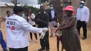 Mpumalanga households receive buckets of sanitisers to combat Covid-19