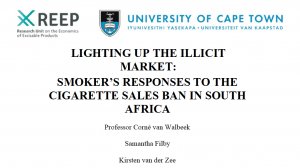 Lighting Up The Illicit Market: Smoker’s Responses To The Cigarette Sales Ban In South Africa