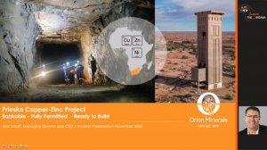 Orion Minerals Prieska project in the Northern Cape.