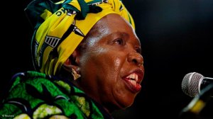 Minister of Cooperative Governance & Traditional Affairs, Dr Nkosazana Dlamini-Zuma