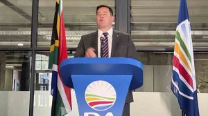 Image of the DA leader John Steenhuisen