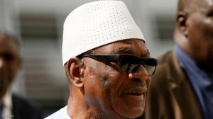 Image of former Malian president Ibrahim Boubacar Keita