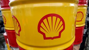 Shell oil barrels 