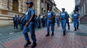 Members of the SAPS