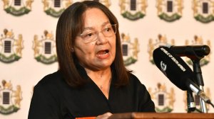 Image of Minister of Public Works and Infrastructure Patricia de Lille