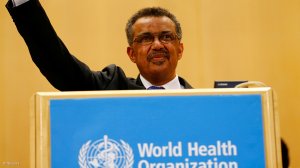 WHO director-general Tedros Adhanom Ghebreyesus