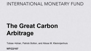 The Great Carbon Arbitrage