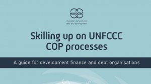 Skilling up on UNFCCC COP processes