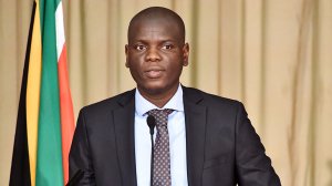 Image of Minister of Justice Ronald Lamola