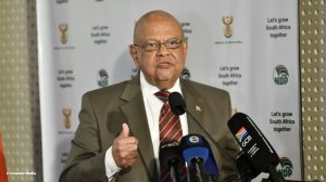 Public Enterprises Minister Pravin Gordhan