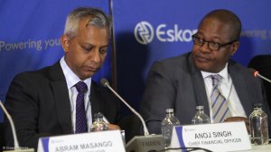 Image of former Transnet finance chief Anoj Singh and former CEO Brian Molefe