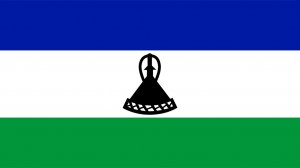 Lesotho flag 