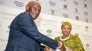 Retired Chief Justice Sandile Ngcobo & National Assembly Speaker Nosiviwe Mapisa-Nqakula
