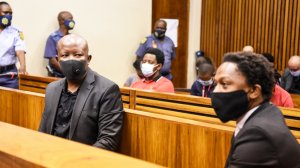Image of EFF leader Julius Malema in court