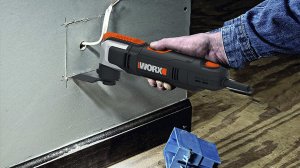 The New WORX NITRO Oscillating Multi Tool with a 20V brushless