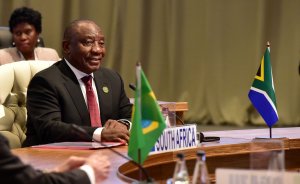 President Cyril Ramaphosa in attendance at a meeting between the Brics leaders