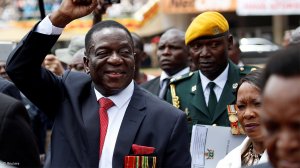 Image of Zimbabwean President Emmerson Mnangagwa