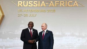 President Cyril Ramaphosa & Russian President Vladimir Putin