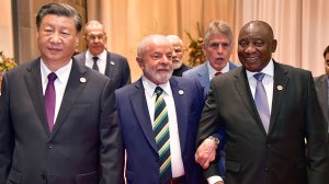 Presidents Xi Jinping, Luiz Inacio Lula da Silva & Cyril Ramaphosa