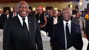 Image of Cyril Ramaphosa and Thabo Mbeki