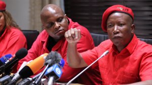 Image of Floyd Shivambu and Julius Malema