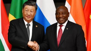 Chinese President Xi Jinping & South African President Cyril Ramaphosa