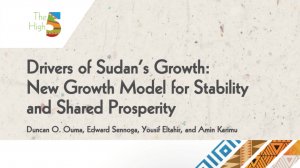 Working Paper 384 - Drivers of Sudan’s Growth: New Growth Model for Stability and Shared Prosperity