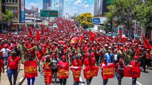 EFF protests