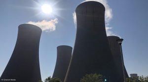 Komati power station smoke stacks