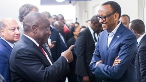 President Cyril Ramaphosa & Rwandan President Paul Kagame