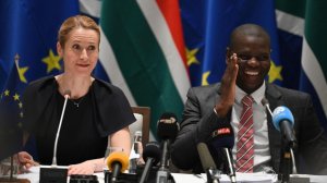 European Commission VP Kaja Kallas & International Relations and Cooperation Minister Ronald Lamola