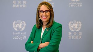 An image of Unctad secretary-general Rebeca Grynspan 