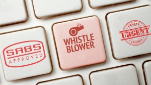 SABS whistleblower button