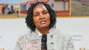 Minister of Human Settlements Thembi Simelane