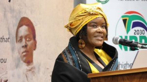 Higher Education and Training Minister Nobuhle Nkabane