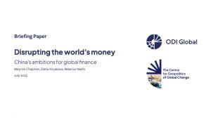 Disrupting the world’s money: China’s ambitions for global finance 