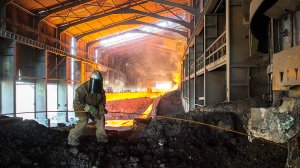 Ferrochrome smelting.
