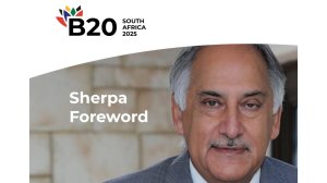 B20 South Africa Sherpa Foreword