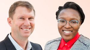 PwC Africa Energy, Utilities and Resources Leader Andries Rossouw and PwC SA Mine Project Leader Vuyiswa Khutlang.