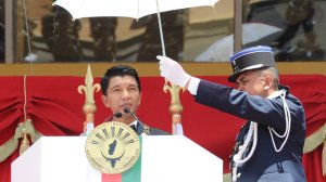 Madagascar's President Andry Rajoelina