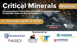 Webinar to spotlight Africa's role in the global critical minerals market