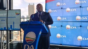 Gauteng leader of the Official Opposition Solly Msimanga