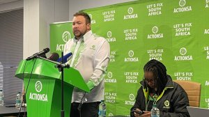 ActionSA National Chairperson Michael Beaumont   