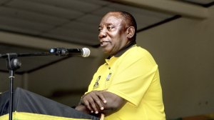 ANC President Cyril Ramaphosa 
