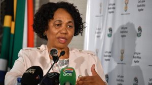 Defence Minister Angie Motshekga