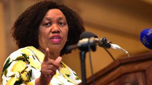 Defence Minister Angie Motshekga