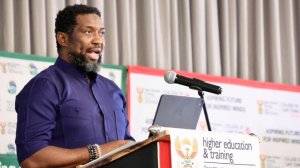 Minister of Higher Education and Training Buti Manamela 